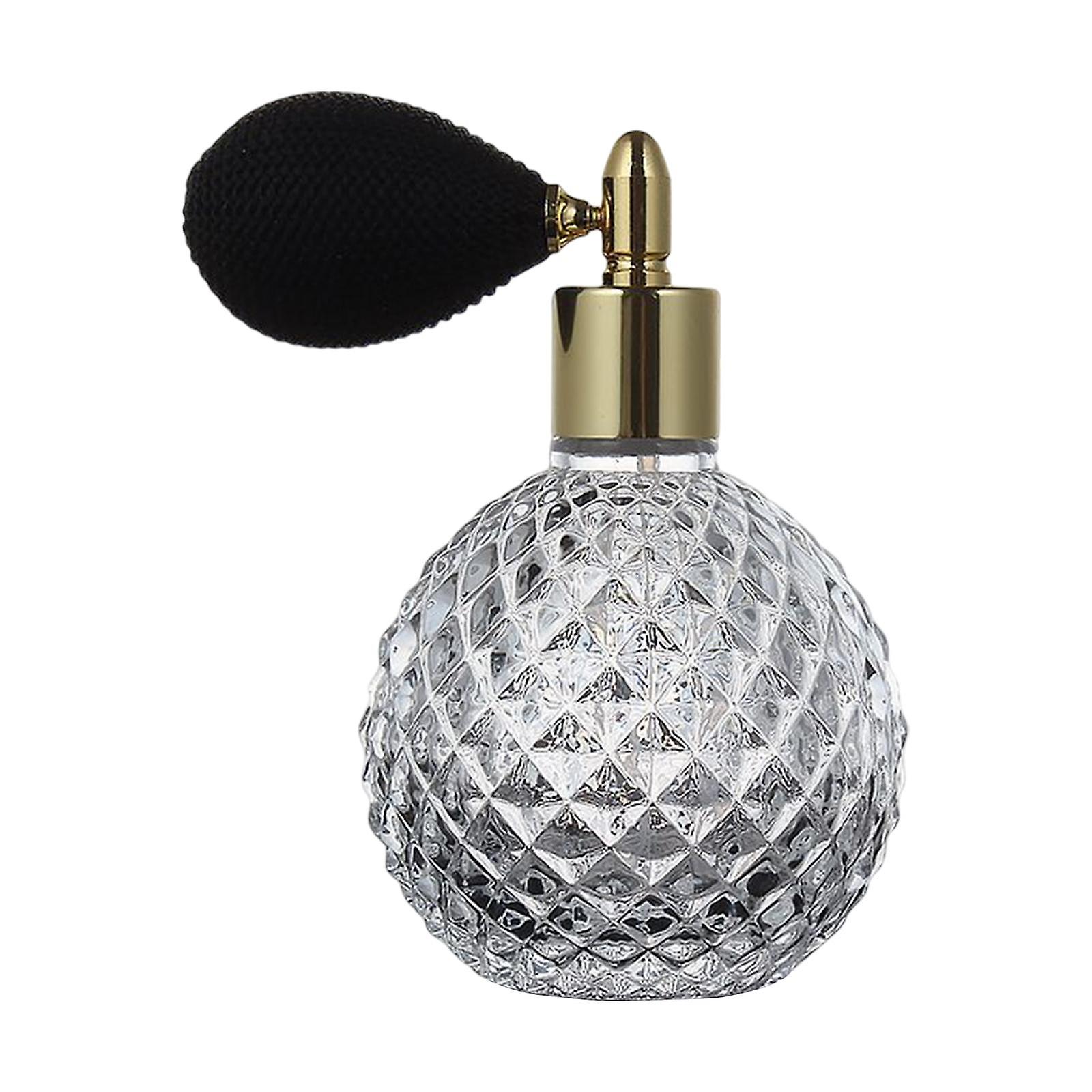 Crystal Refillable Perfume Atomizer Spray Bottle 100ml Empty Perfume Bottles