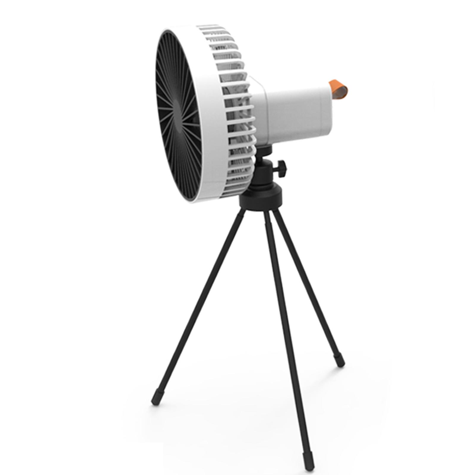 Camping Ceiling Fan 1200mAh Rechargeable Hanging Fan Tripod Canopy Fan Summer