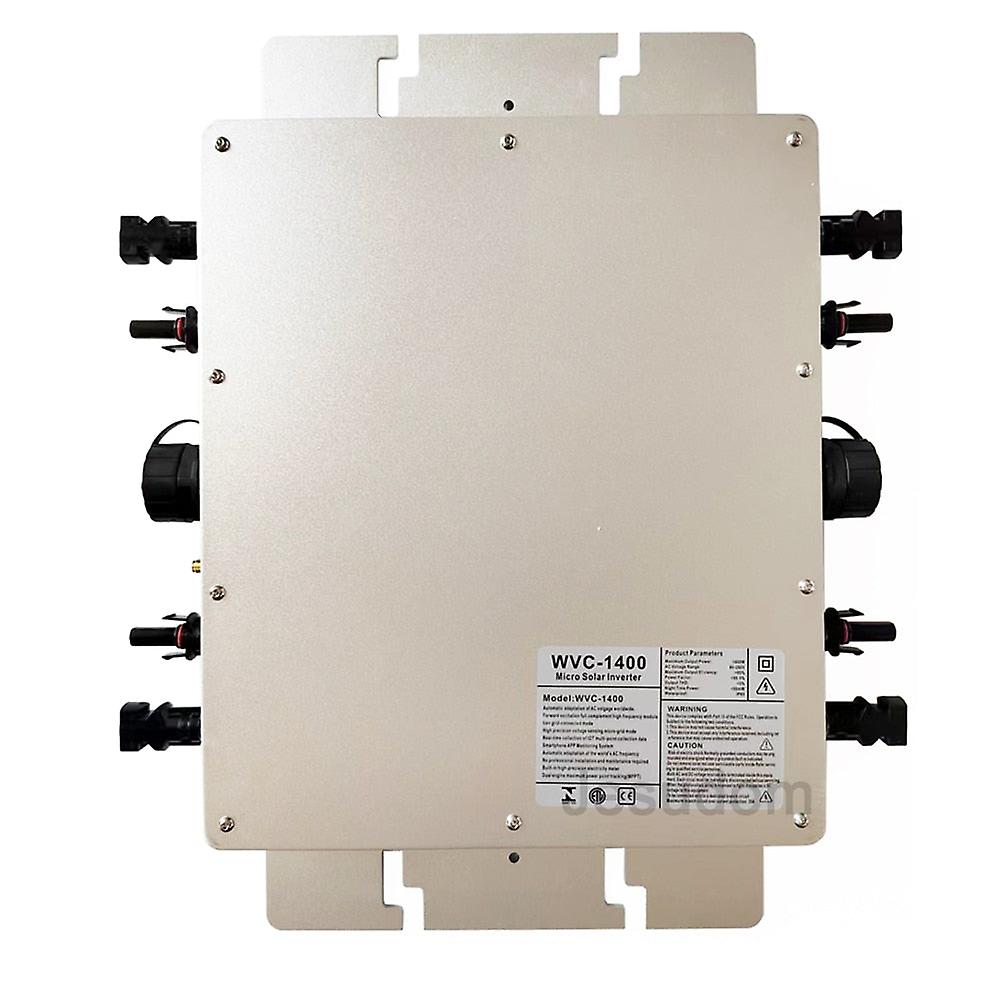 1400W Dc22-60v To 120v/230v Solar Micro Grid Tie Inverter With Auto Switch And Wifi - Series R3