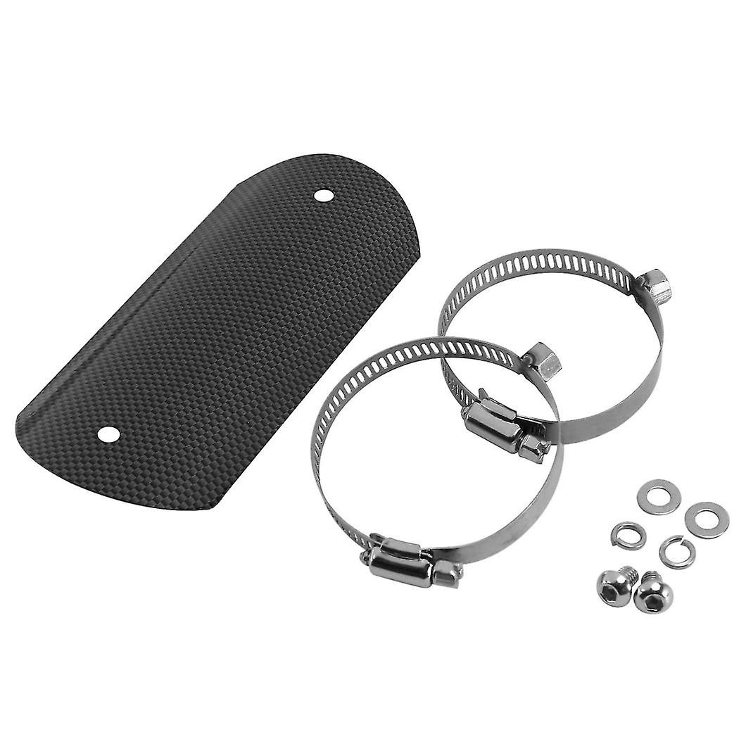 Universal Carbon Fiber Exhaust Heat Shield, Motorcycle, Motorcycle Muffler,  Muffler Pipe Heat Insul | Fruugo NL
