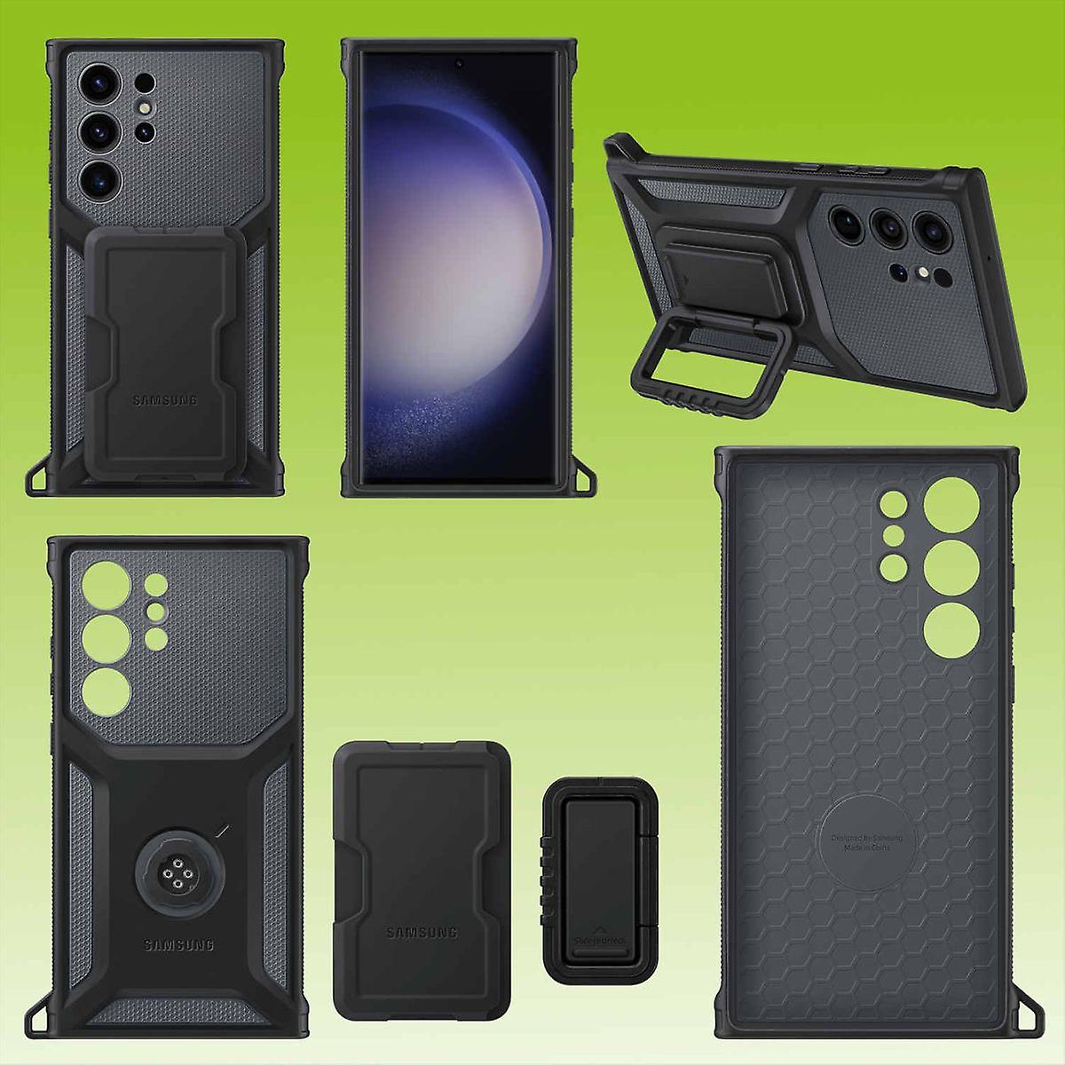 For Galaxy S23 Ultra EF-RS918CBEGWW Rugged Gadget Case