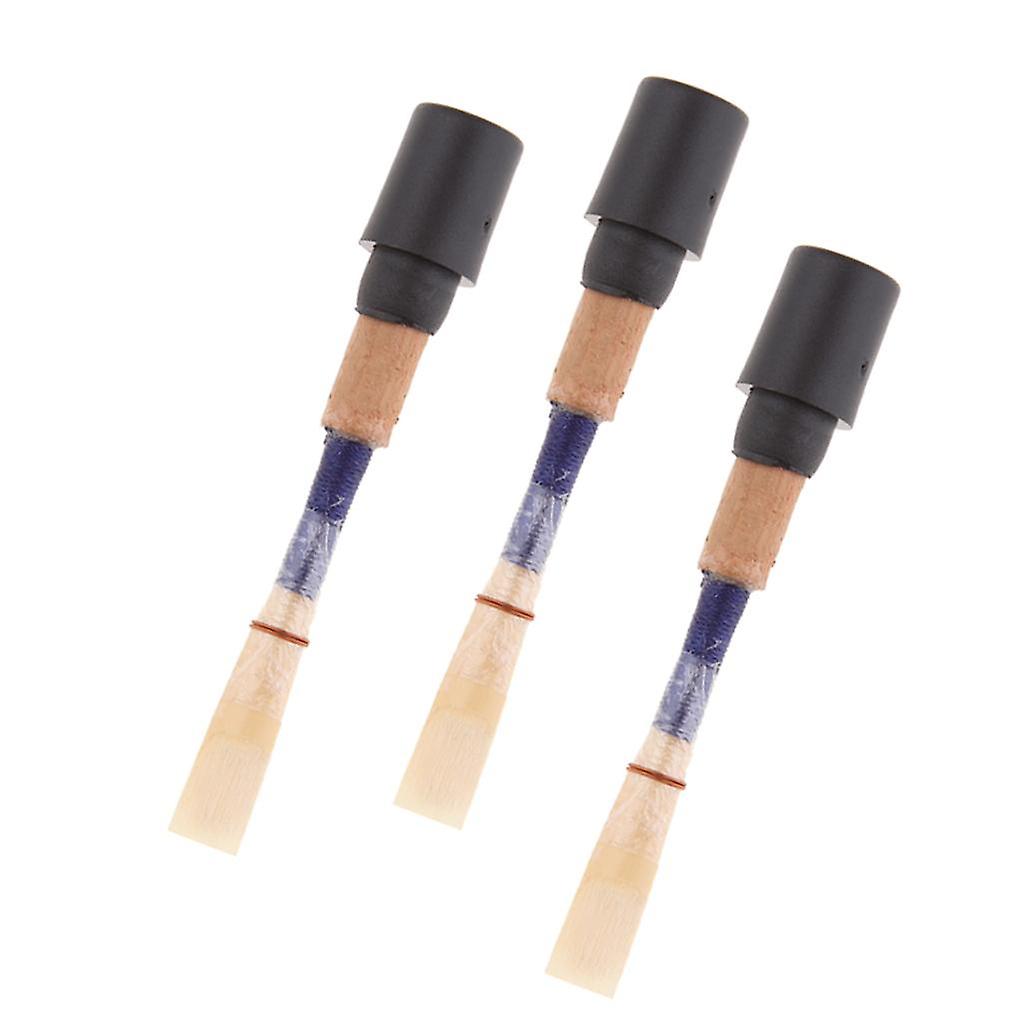 3 Pieces Oboe Reeds Medium Strength Oboe Reeds Instrument Accessories,Blue