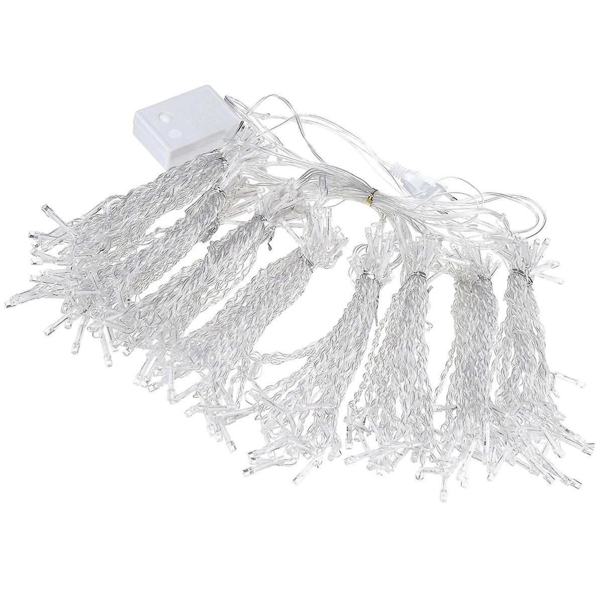 3Mx3m Eu Plug 220v 5w Led Curtain String Light For Wedding, Stage, Home Party, Christmas Decoration