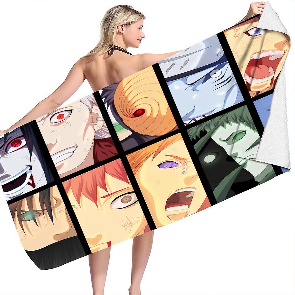 Anime Naruto Microfiber Beach Towel 70cmx150cm