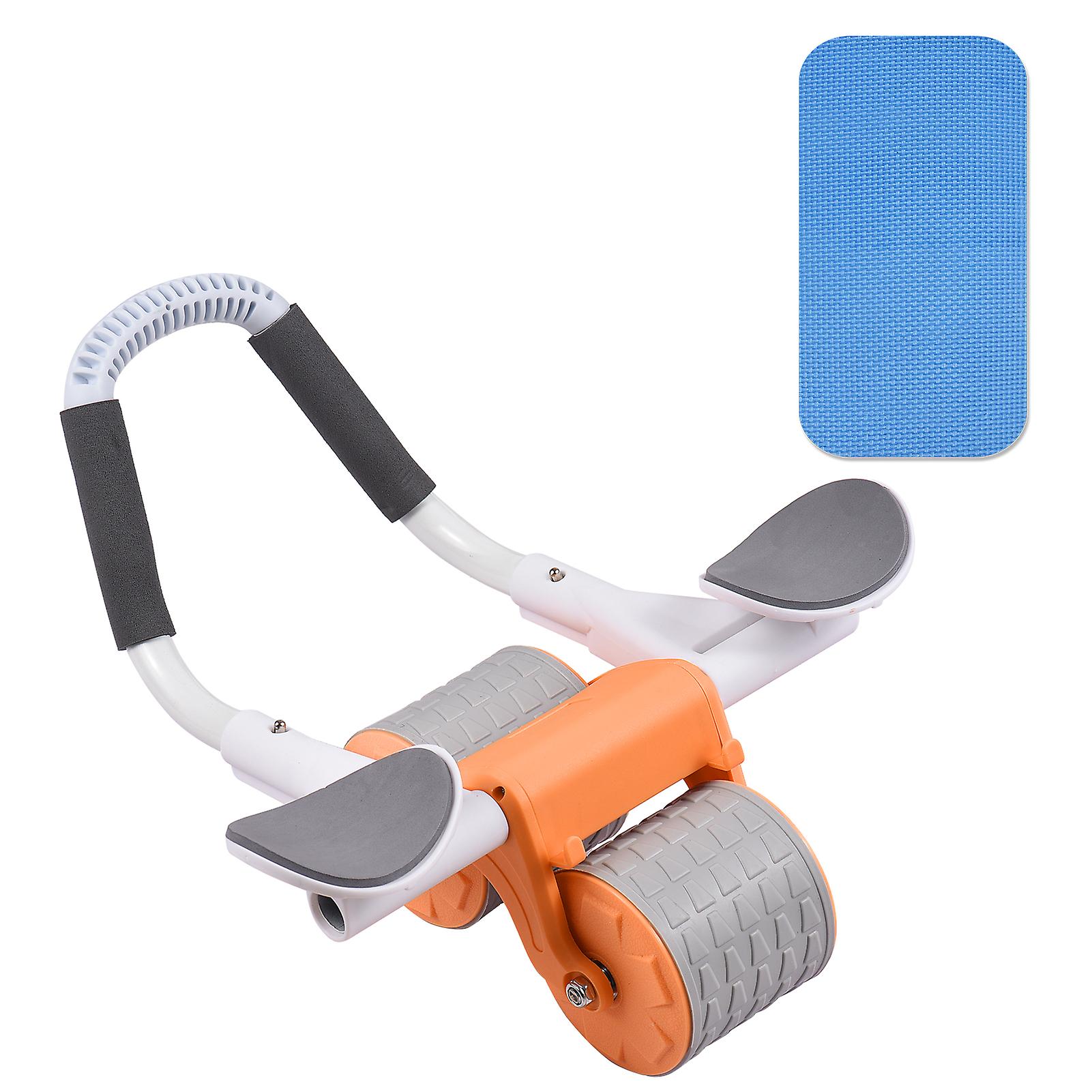 Ab Roller Wheel With Elbow Support Rebound Abdominal Roller