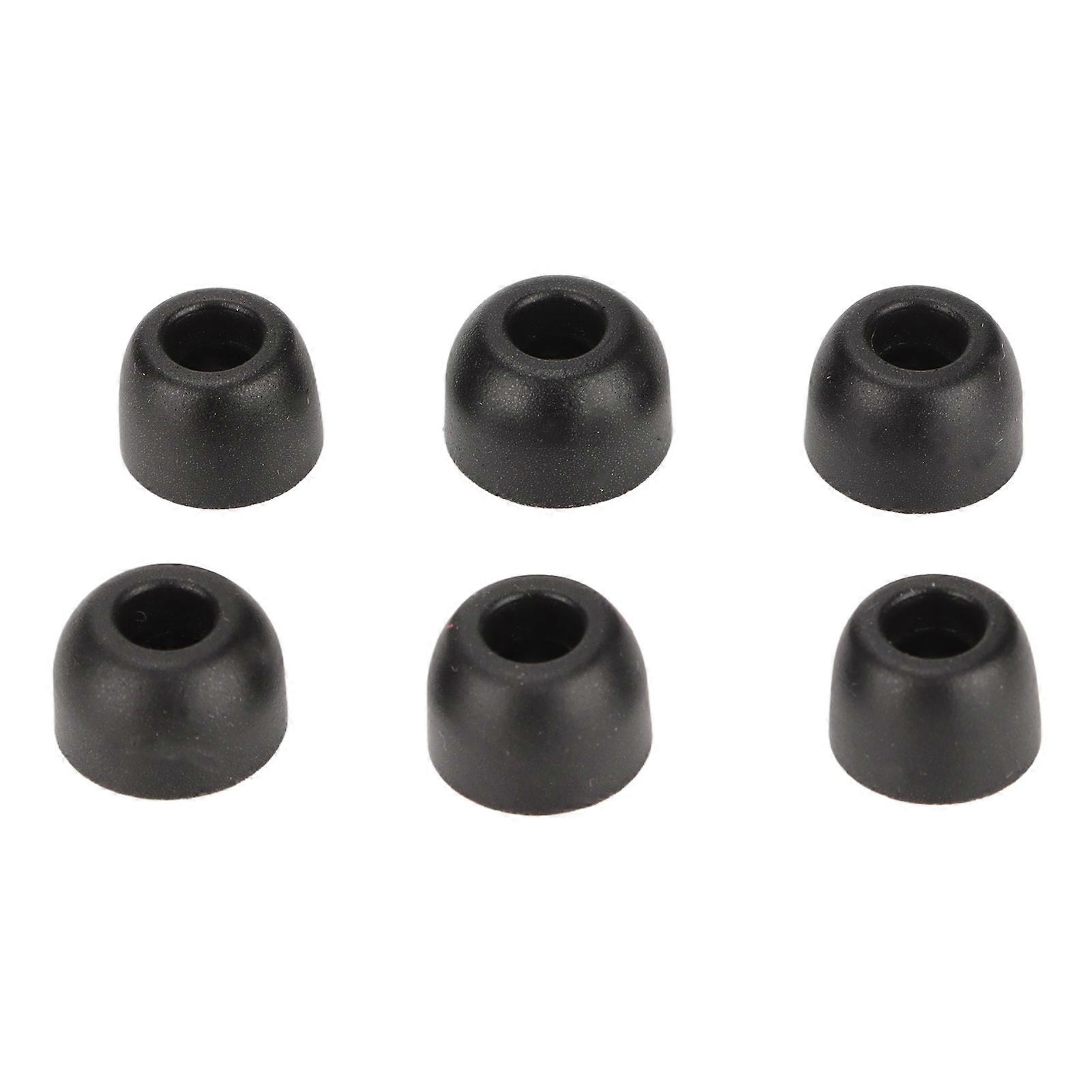 6 Pack Memory Foam Replacement Ear Tips, Soft and Comfortable, Slow Rebound, for Most Wireless Earbuds