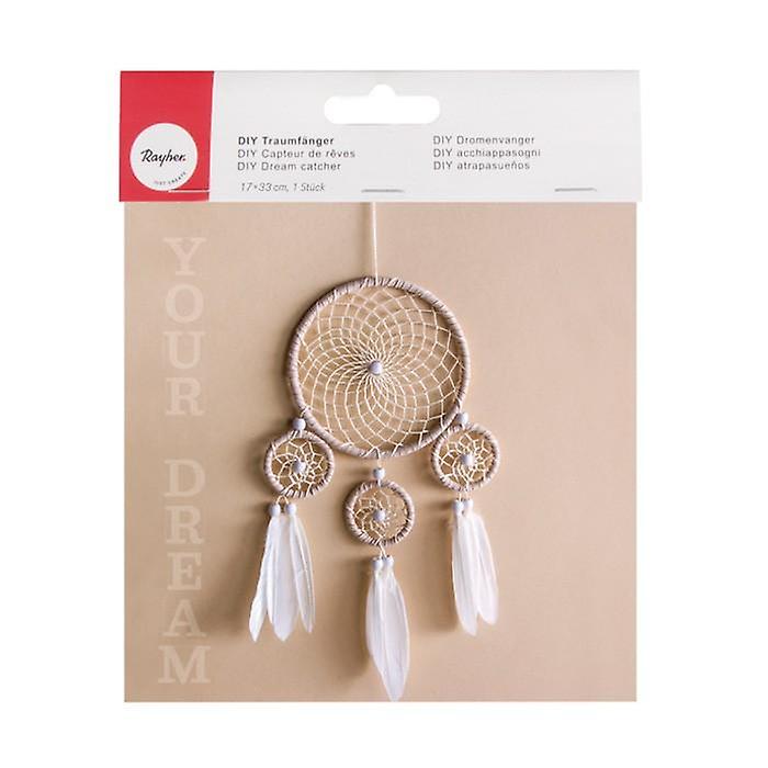 Dream Catcher DIY Kit - beige & white