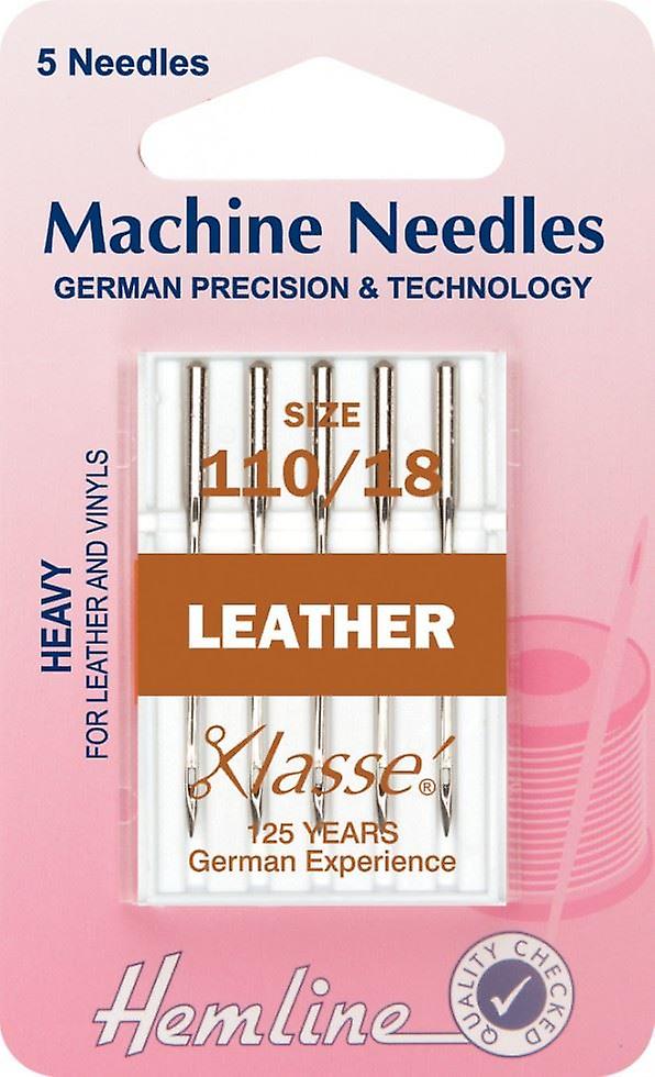 Hemline Leather Sewing Machine Needles - per pack of 5