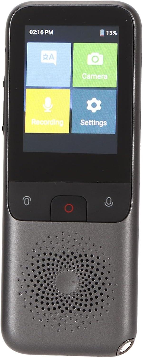 Portable Real Time 2 Way AI Voice Translator, 2.4 Inch Touch Screen, 112 Online 10 Offline Languages
