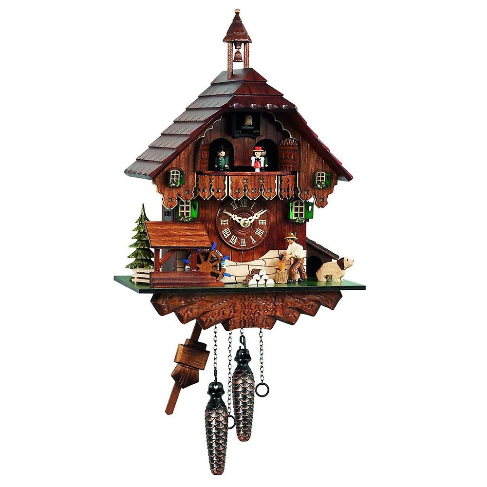 Engstler - 448 QMT - Cuckoo clock - Quartz - Walnut