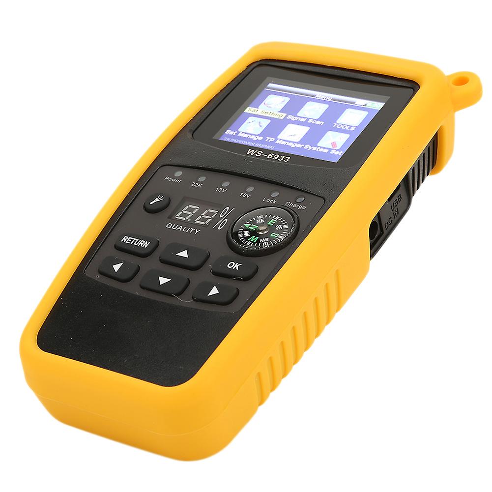 WS-6933 Digital Satellite Signal Finder with USB, 7.4V 800mAh Battery
