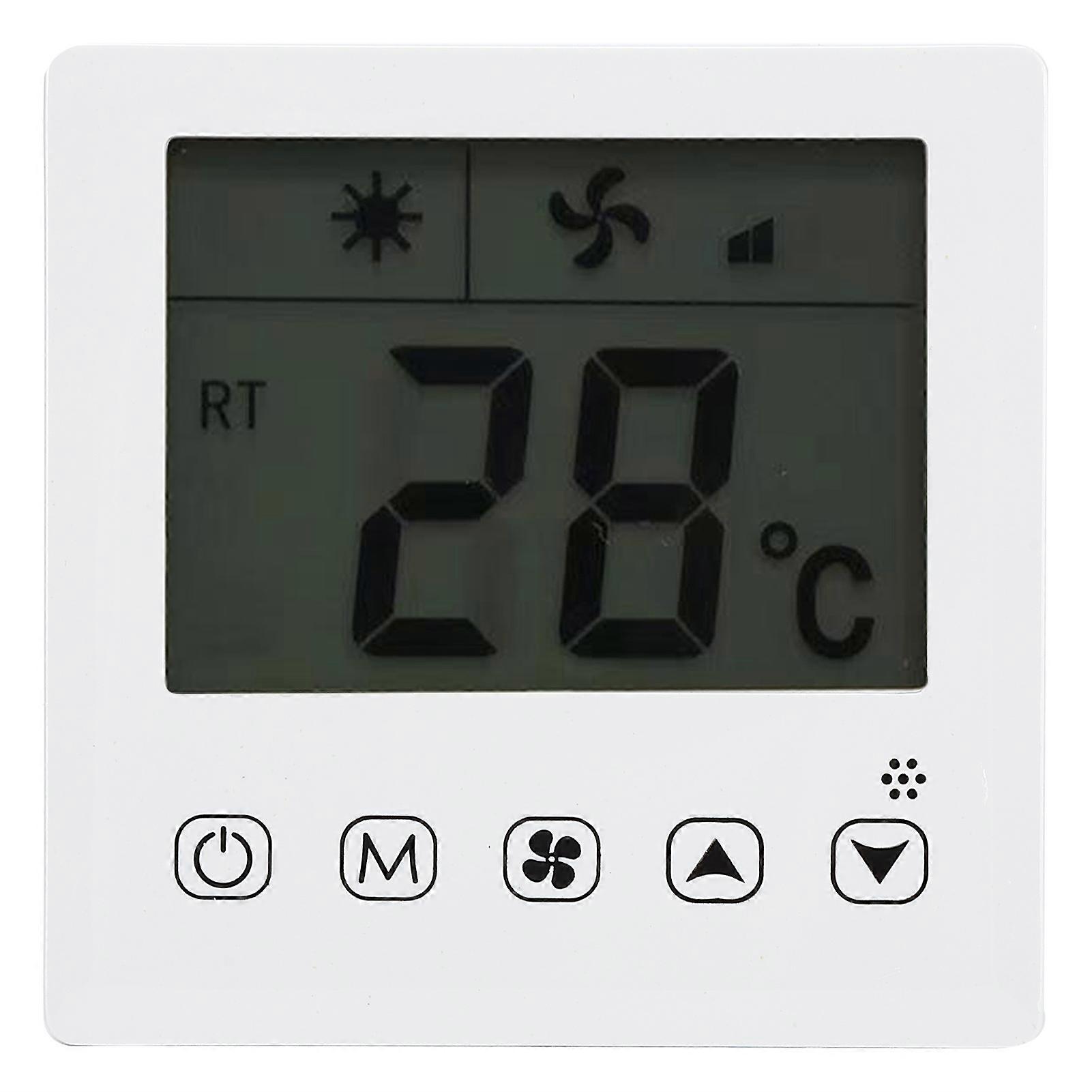 8839F LCD Digital Thermostat Air Conditioner Temperature Controller with Touch Screen AC180‑260V