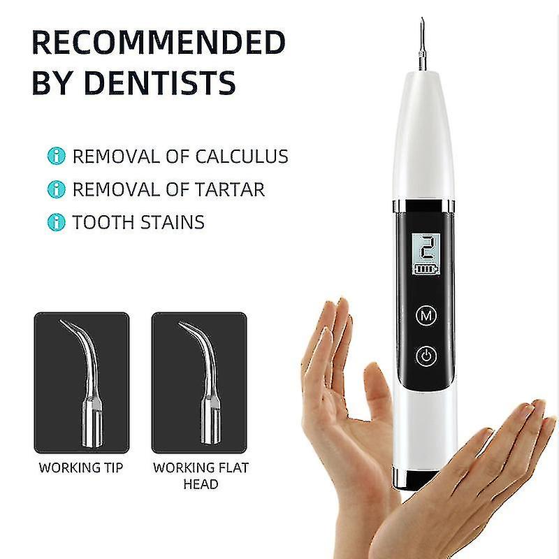 Home Ultrasonic Lcd 5 Mode Calculus Remover Dental Scaling Electric Portable Scaler Sonic Clean Smoke Stains Tartar Plaque Teeth