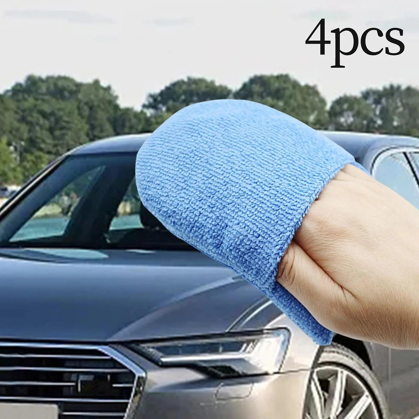 4x Soft Microfiber Applicator for Motorcycle Wheels~6717