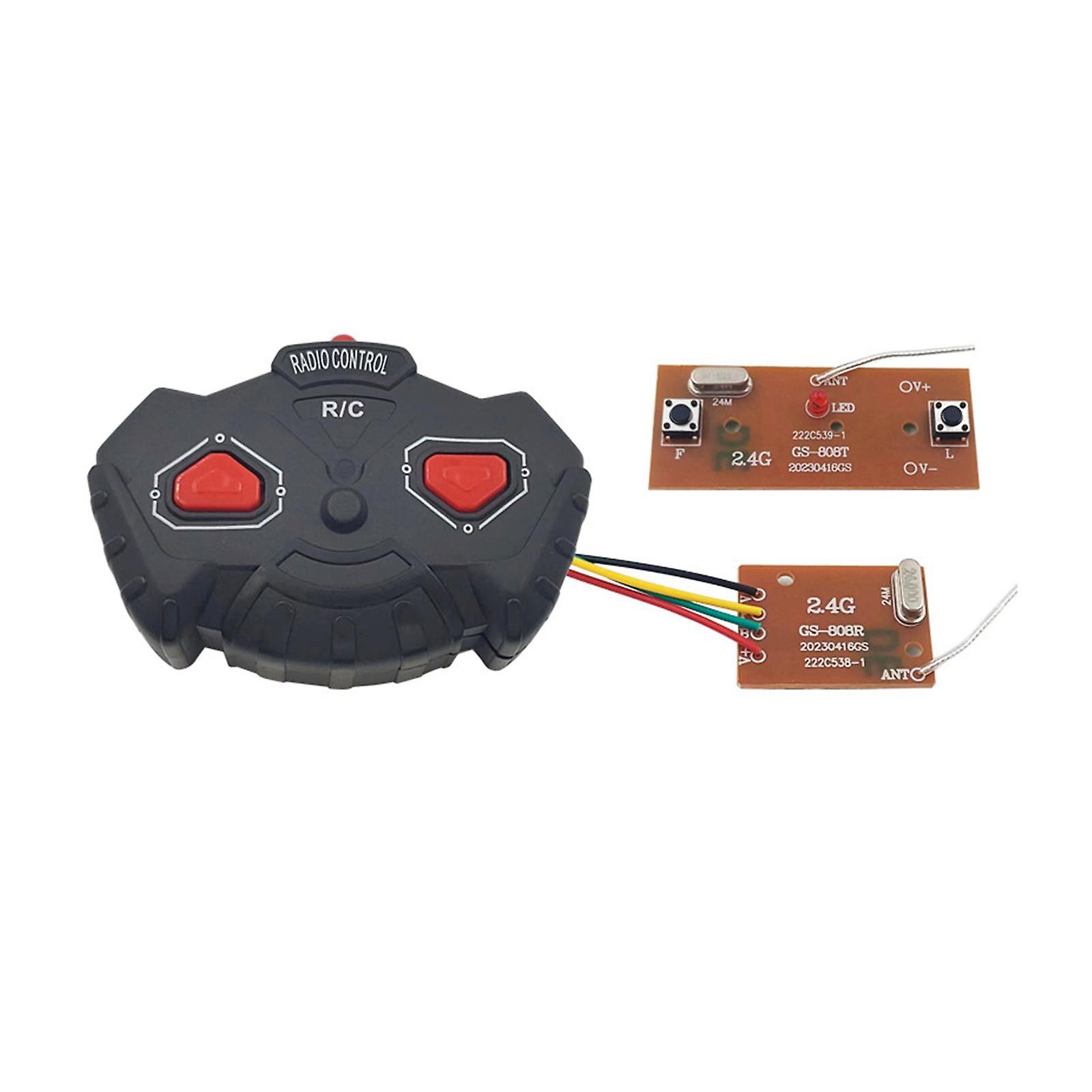 2H Receiver Board with Remote Control, RC Car Accessories DIY RC Parts for RC Car, RC Tank