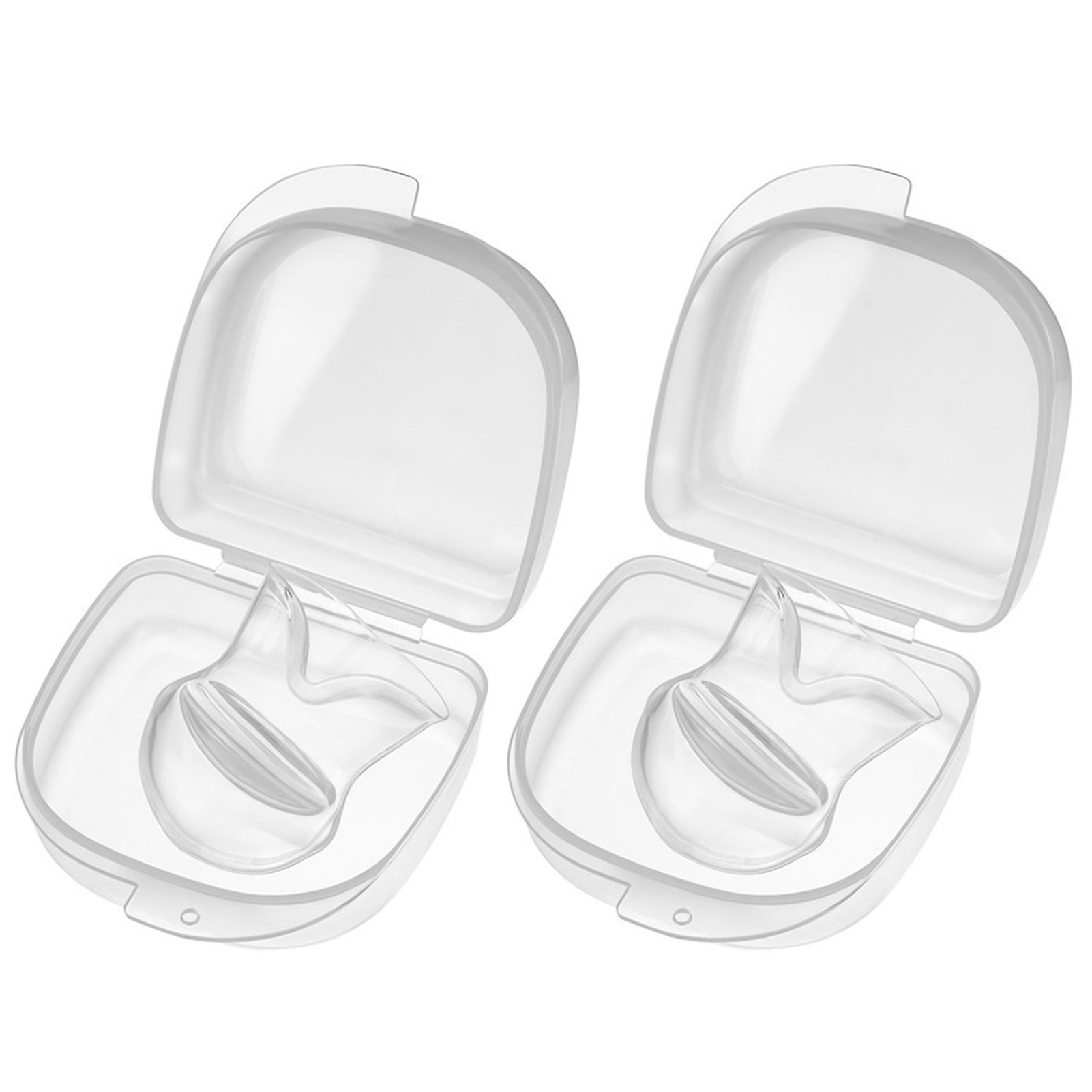 2/5pcs Tongue Retainers Snore Destroy Tool Carryable Snoring Corrector Machine for Sleep Better Breath