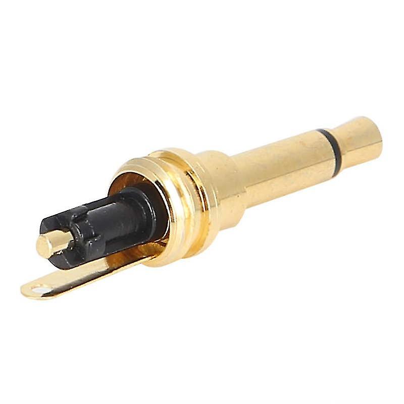 20Pcs 3.5mm Audio Plug Mono Replacement Audio Head Aluminum Shell Gold‑plated Solder Plug For Mixer/power Amplifier/stereos