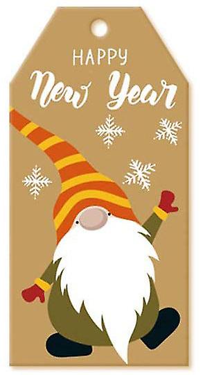 2X 100pcs Christmas Kraft Paper Hanging Card Labels With Jute Cord