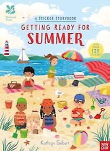 National Trust Getting Ready For Summer A Sticker Storybook Paperback Book