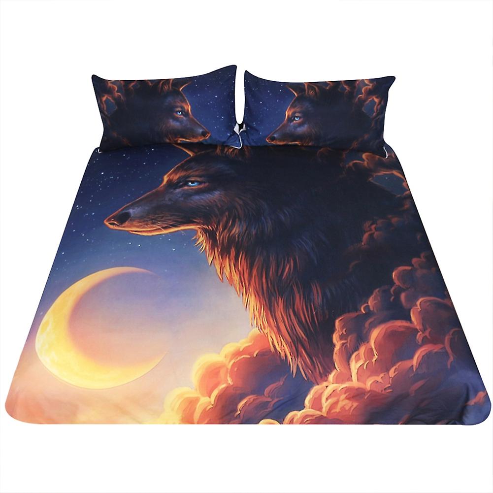 Polyester Breathable Comfortable Bedding Set Duvet Cover Set Pillowcase (UK Double)