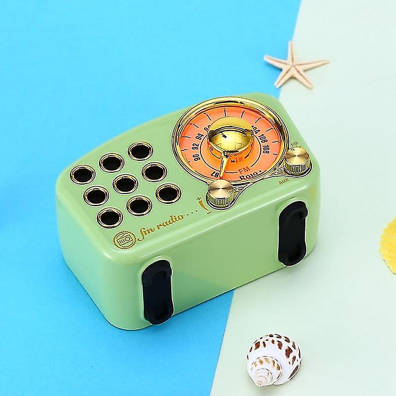 Radio Vintage Haut-parleur Bluetooth Rétro, Mini Sans Fil, Style