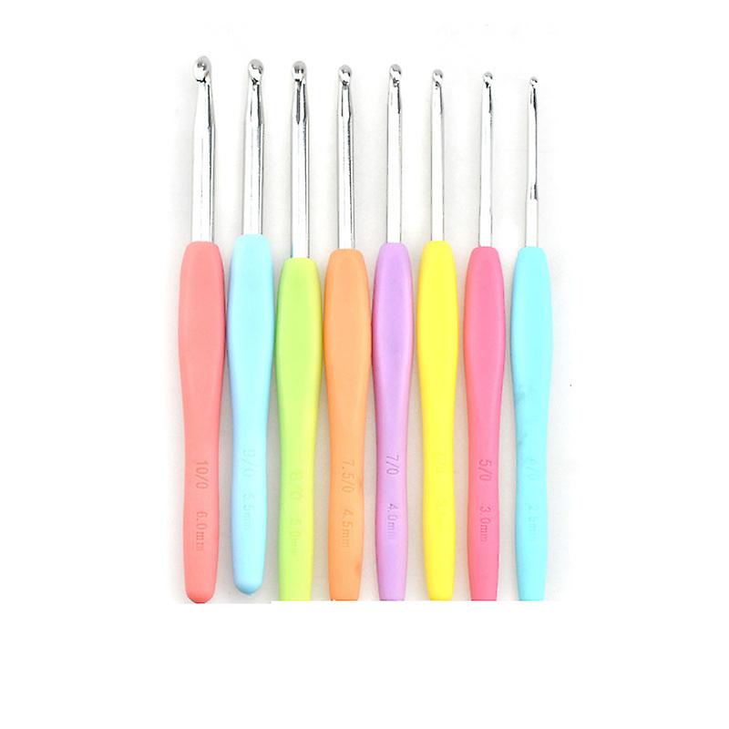 INF 8-piece crochet hook set with handle