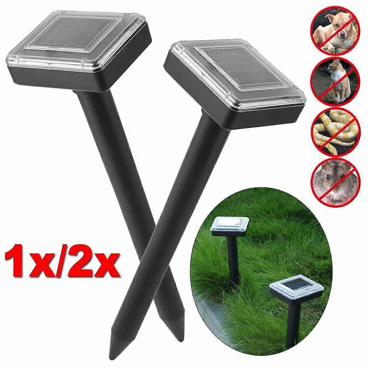 Solar Ultrasonic Snake Driver rat Driver High Power Snake Driver Animal Repeller - Solar Power Garden Ultrasonic Pest Mouse Snake