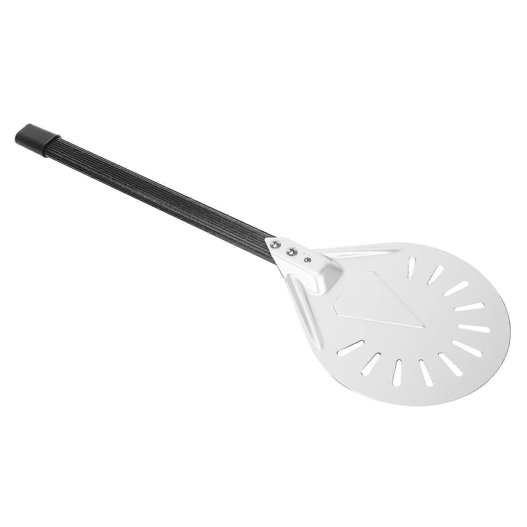 Pizza Tools Non-slip Handle 8 Inch Perforated Pizza Shovel Aluminum