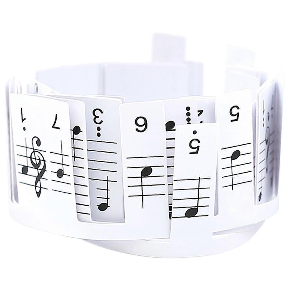 1 Set Beginner Piano Keyboard Sticker Piano Keyboard Note Strip Piano Keyboard Decals