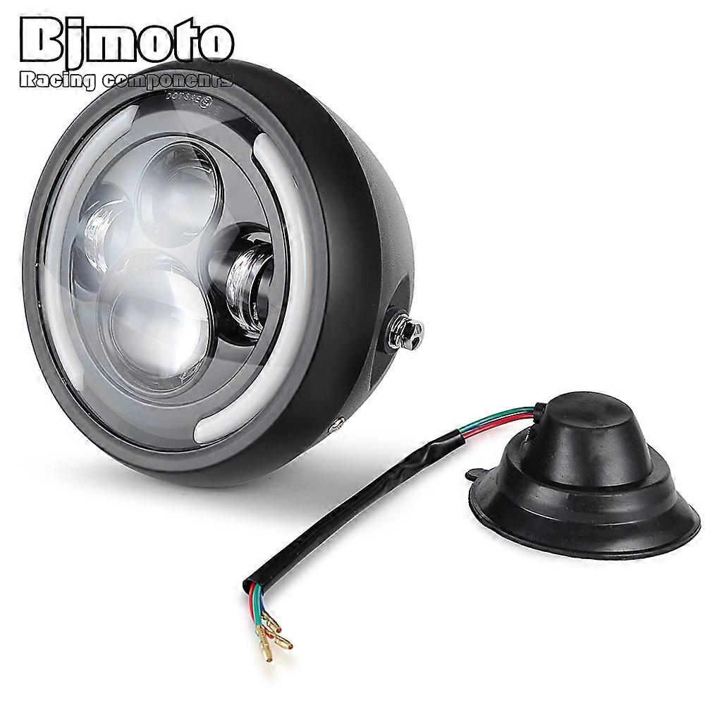 Phare Avant LED Pour Harley Davidson - 5.75", Feux De Croisement/route, Certifié DOT/E9