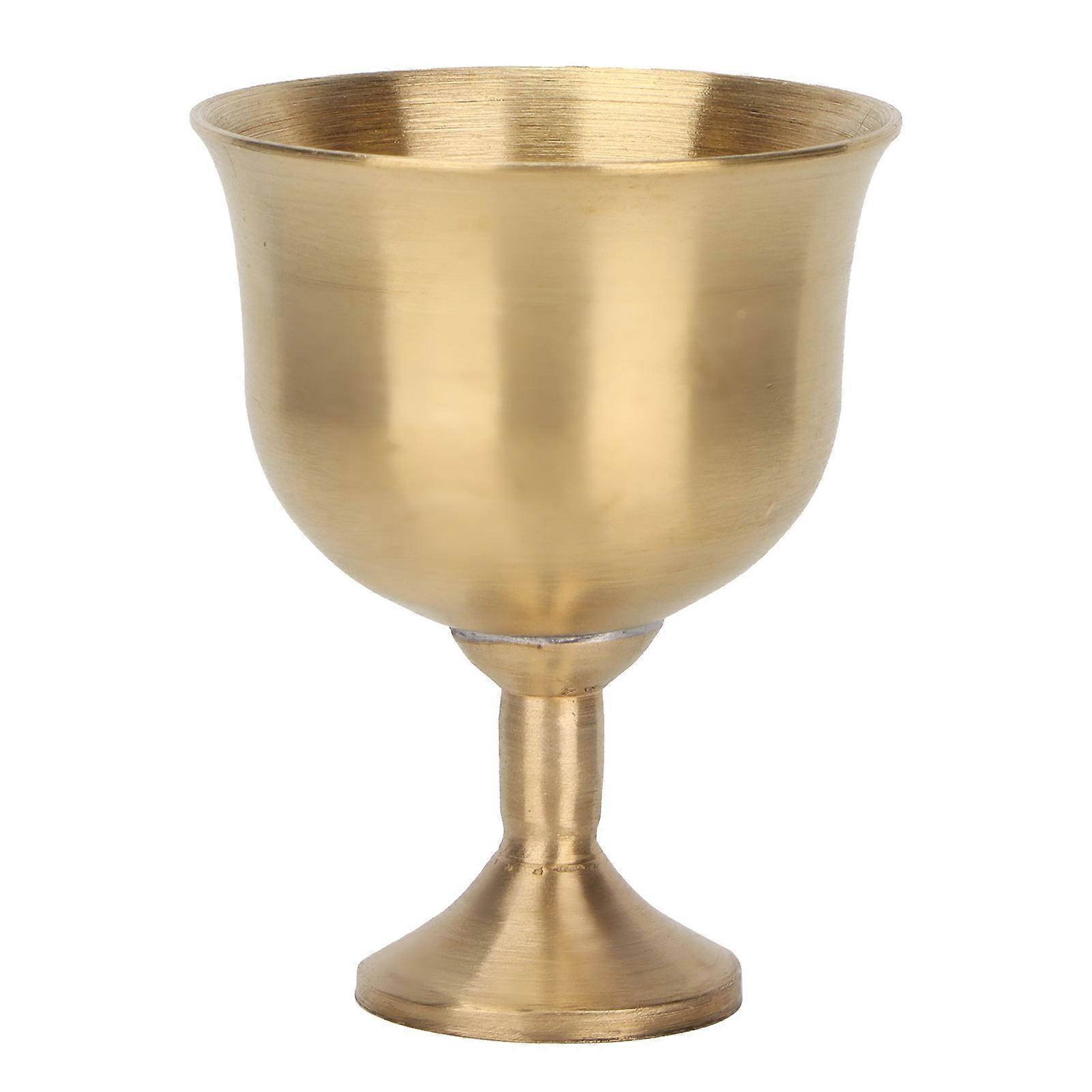 Brass Wine Goblet Exquisite Elegant Drinking Wine Cup Decoration Collection Gift
