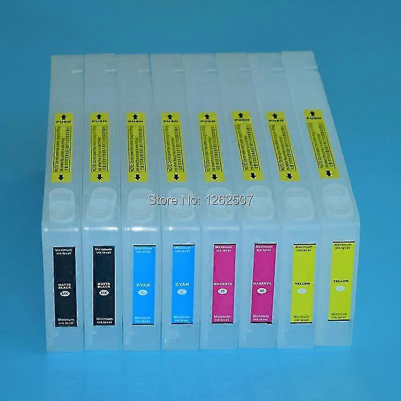 hg 350ml*8pcs Refill Ink Cartridge With Chip Resetter For Epson Stylus Pro 7450 9450 Printer