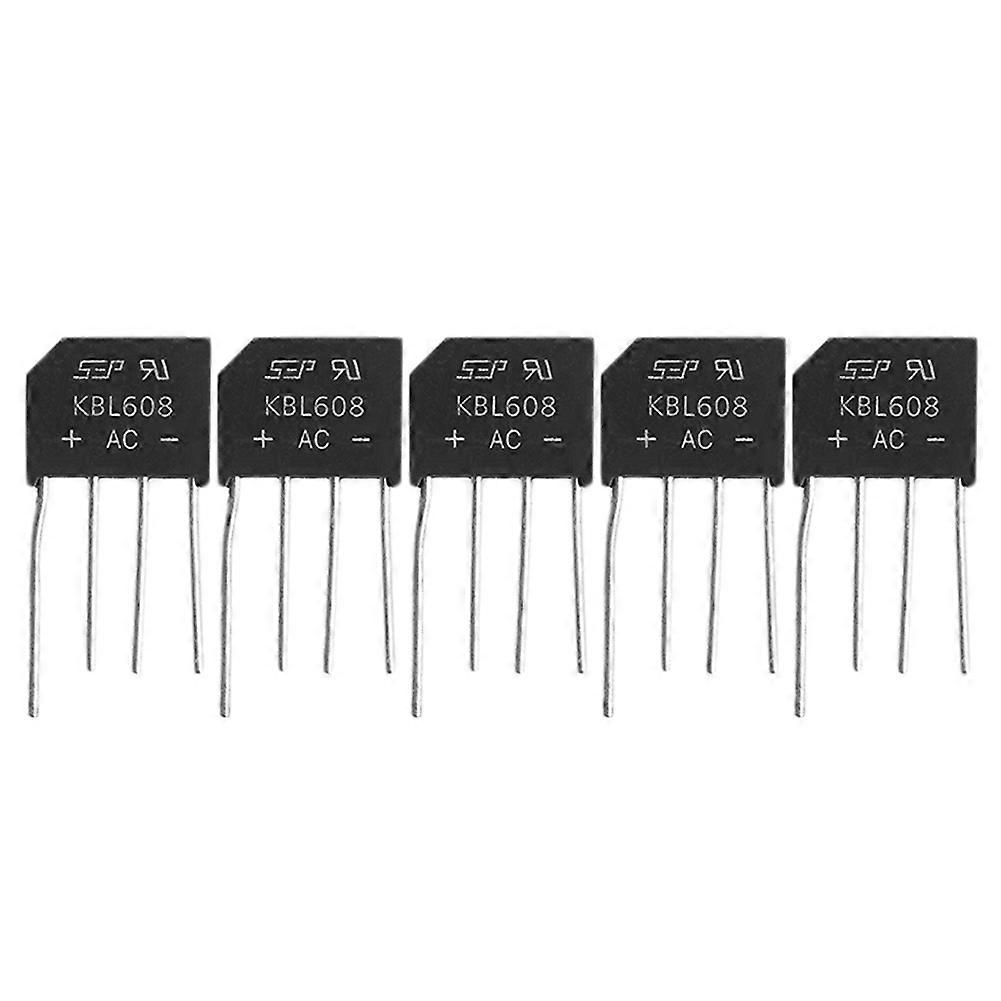 5 stuks KBL608 DIP KBL608 6A 800V Diode Bridge Rectifi