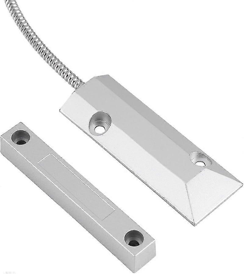 Magnetic Sensor Magnetic Switch Sensor Window Door Alarm Security Detector Wired Contact Magnetic Wide Gap for Home Garage-Yvan