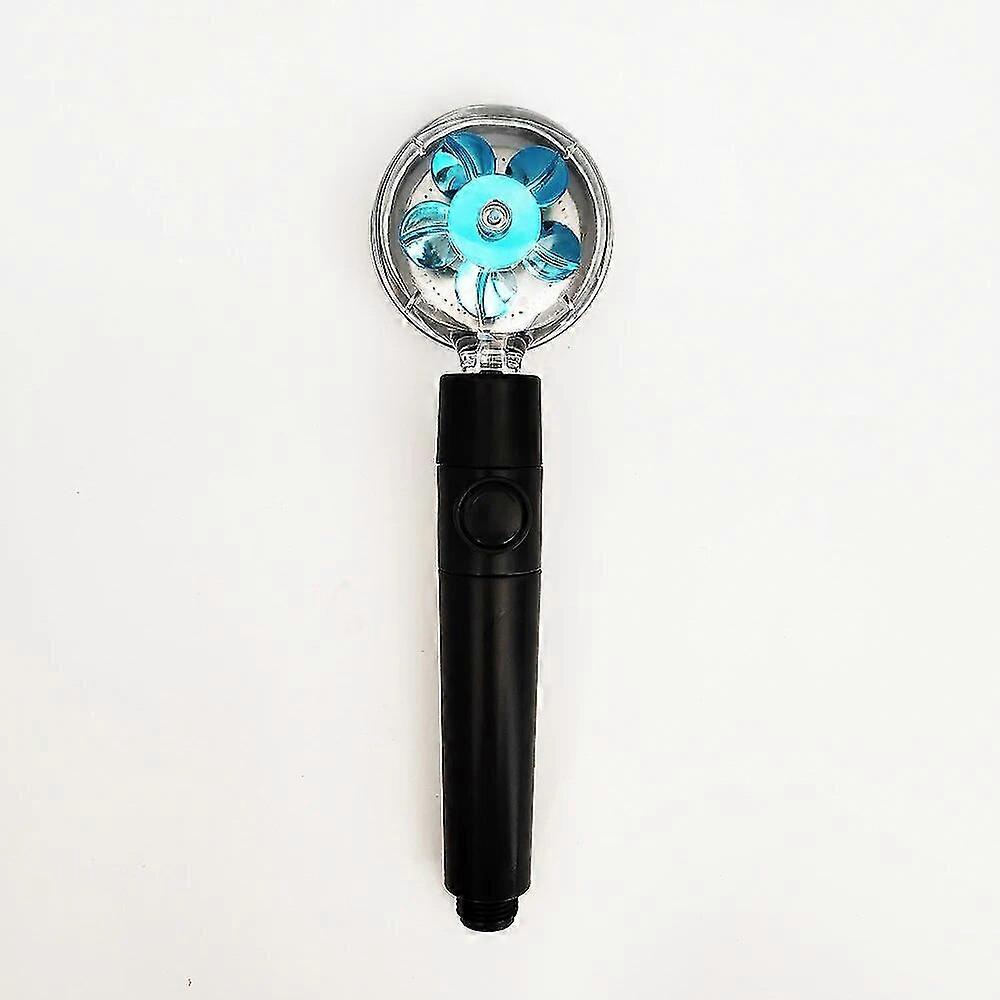 High qualityTurbo Propeller Shower Head Abs High Pressure Water Saving 360 Degrees Rotating With Stop Button Fan Filter Bathroom Accessories