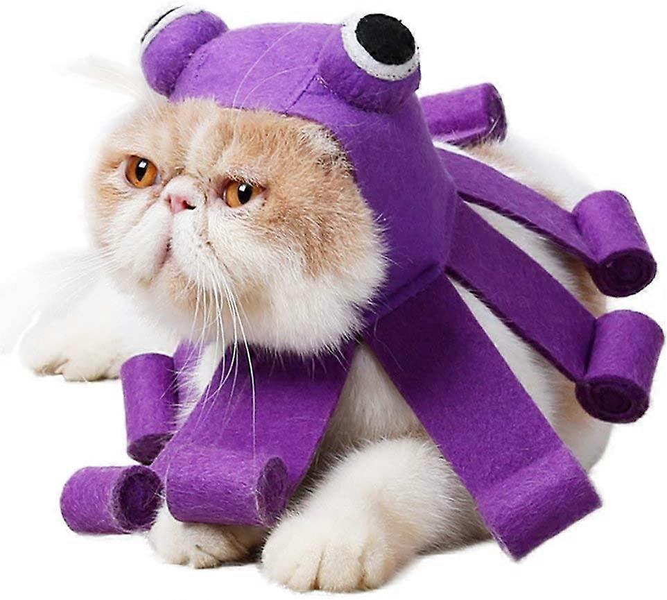 Pet hat cat octopus costume hat suitable for Halloween