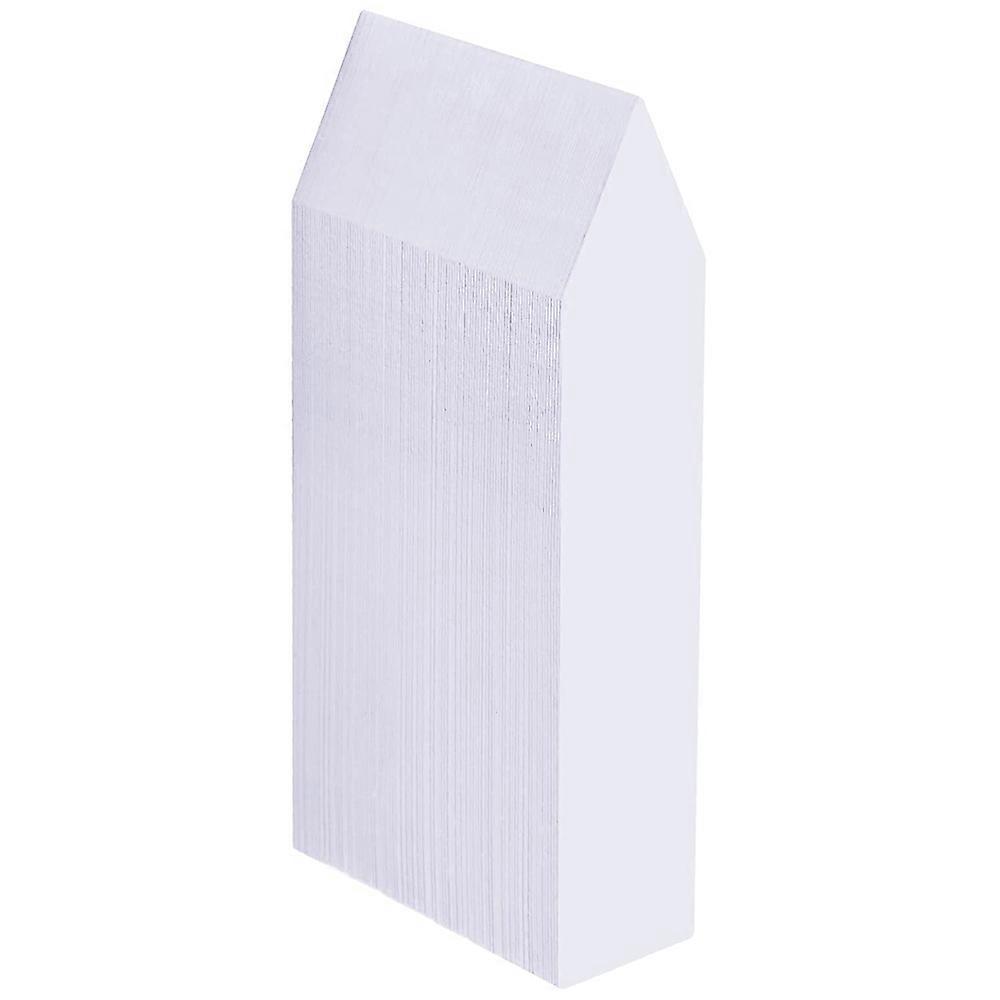 100 Pack Plástico Plantas Tags - Blanco, 10cm