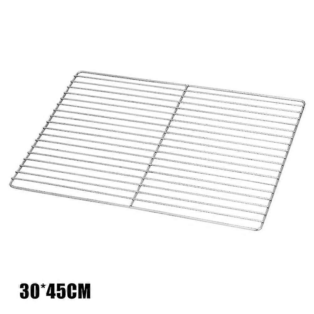 Barbecue Bbq Grill Net Stainless Steel Rack Grid Grate Replacement For Camping