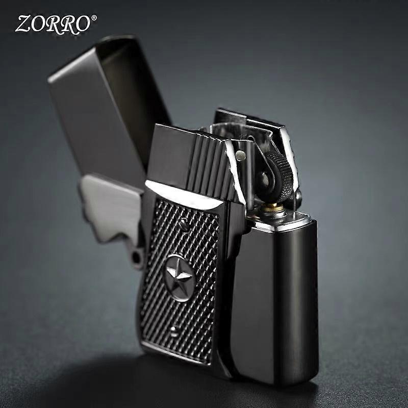 New Brand Brass Engraved Windproof Kerosene Lighter 91301