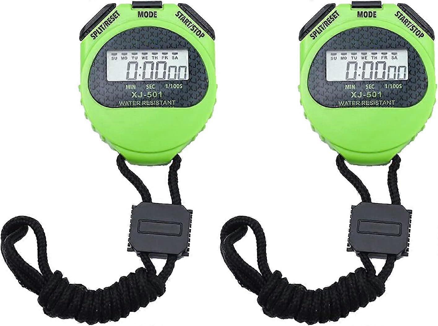Digital Stopwatch Timers Sports Stopwatch,Stop Watch with Countdown Timer Alarm , Large Screen Display Waterproof Stopwatch