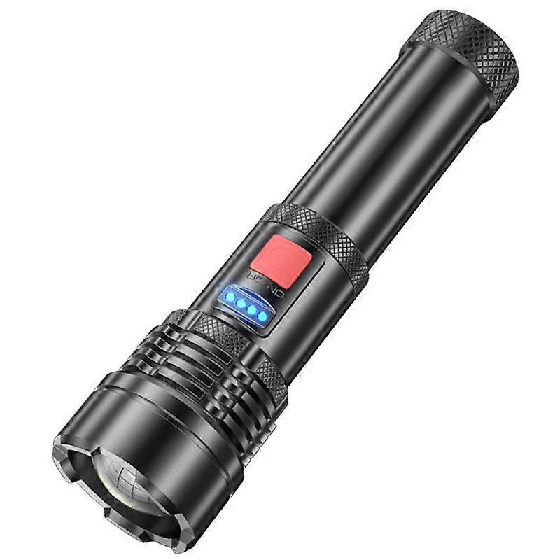 USB Rechargeable LED Flashlight 3000 Lumen Zoomable Flashlight Super Powerful LED Flashlight Tactical Light