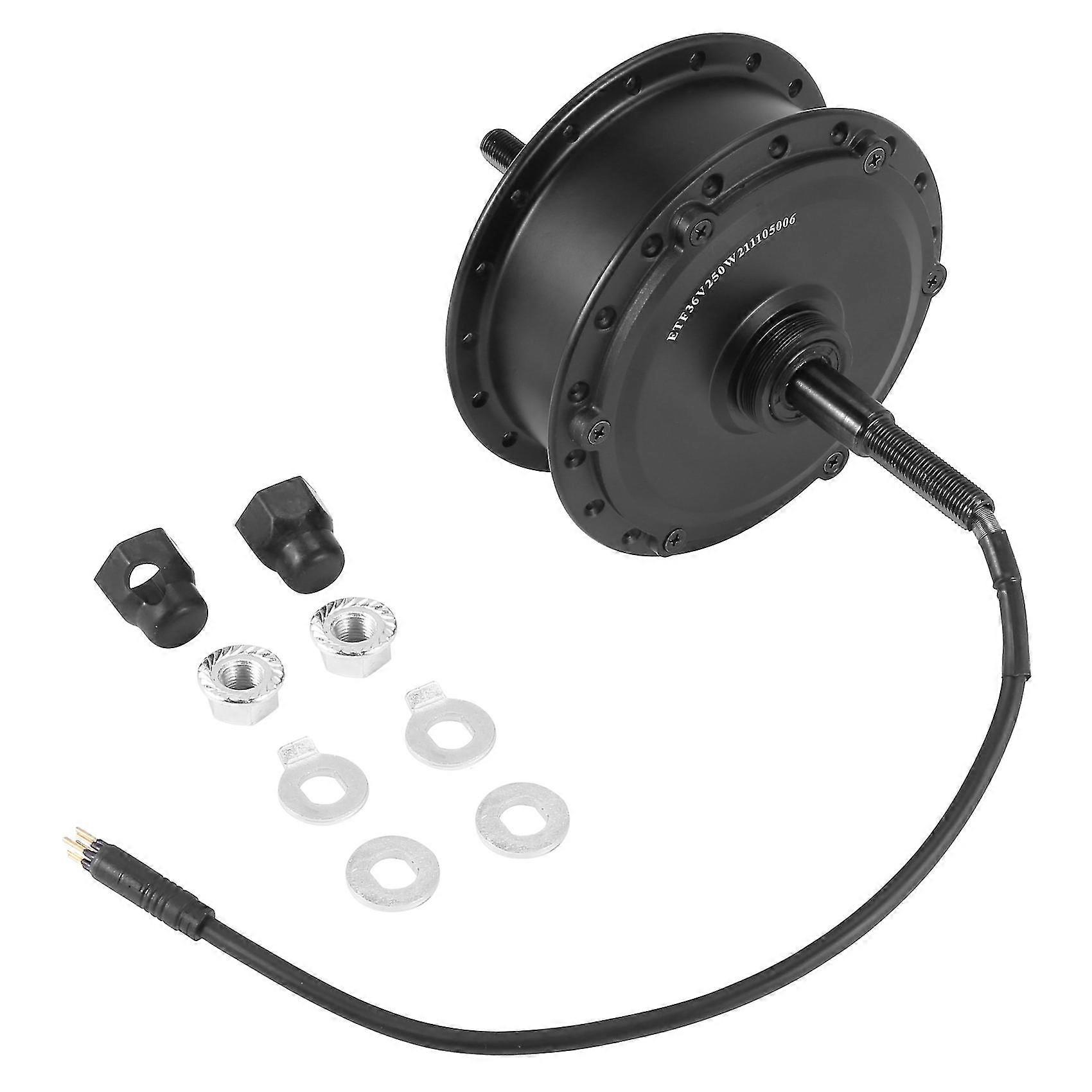 Ebike محور المحرك 36v 250w العجلة الخلفية فرش محور المحرك لعجلة الدراجة الكهربائية