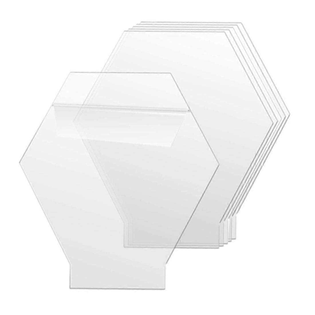 2mm Acrylic Blanks For Light , 6pcs Clear Acrylic Sheets, For Table , Diy Display Project