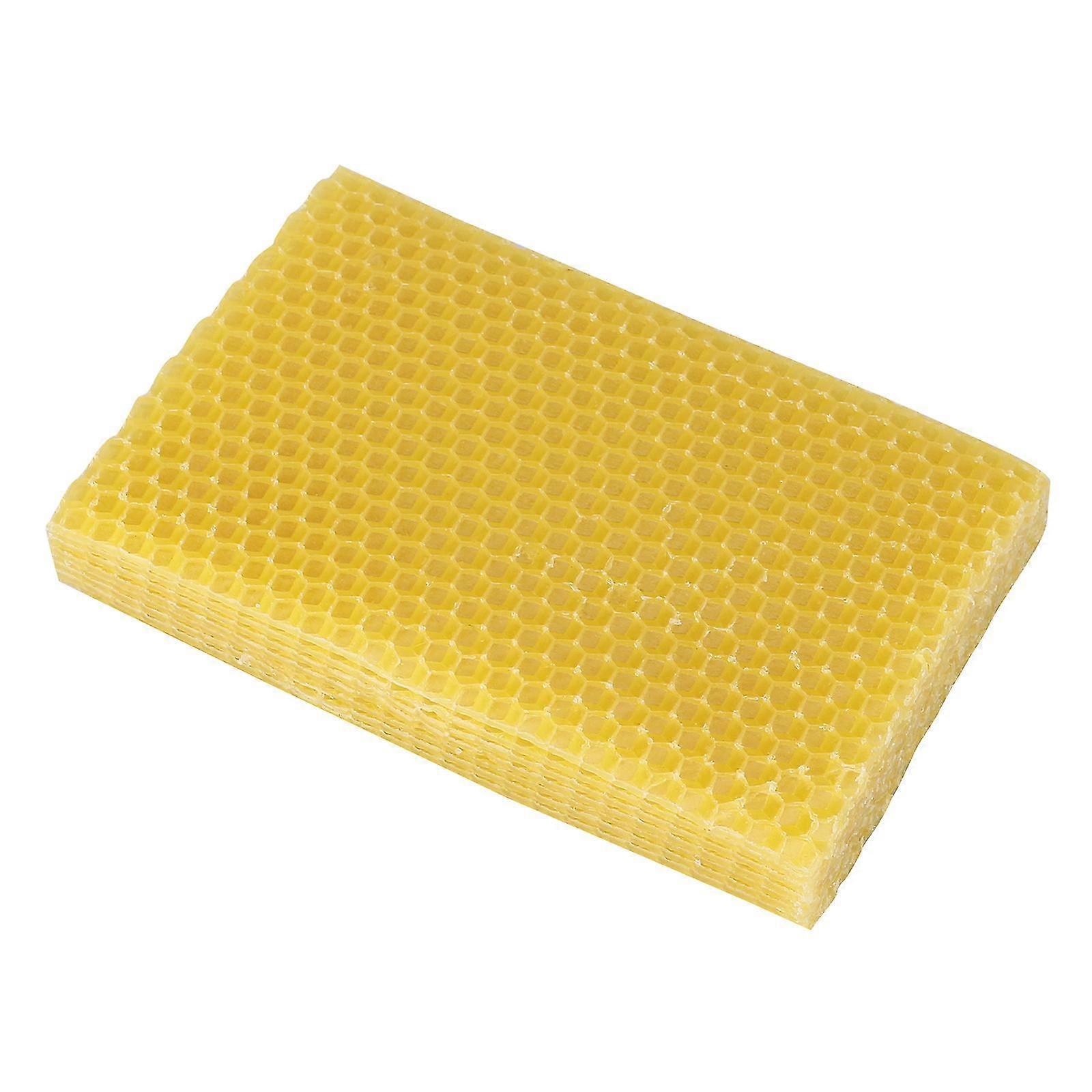 Hot!10-30pcs Honeycomb Foundation Bee Hive Wax Frames Waxing Beekeeping Equipment Sheet