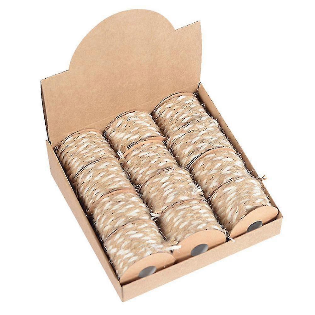 12 rolls/box handmade mixed braided rope for party wedding decoration a
