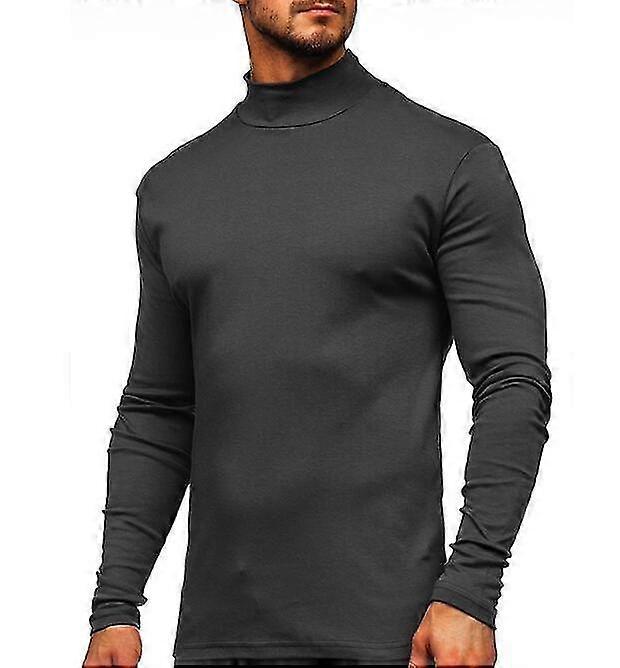 Men's Half Turtleneck Long Sleeve Pullover Top