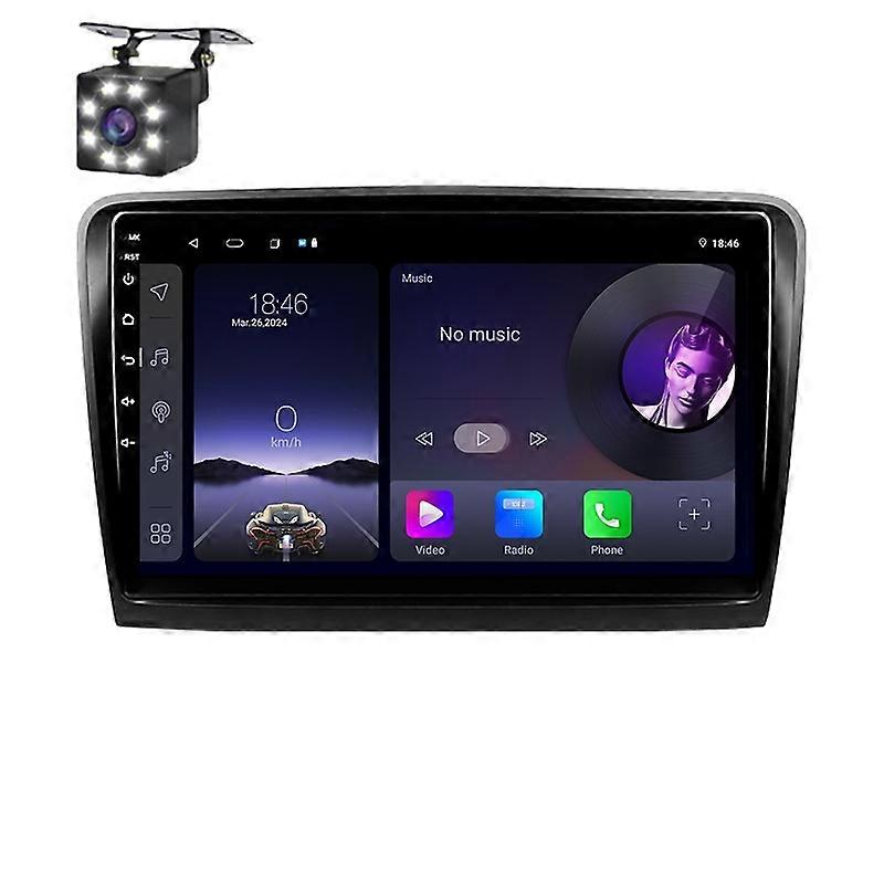 For Skoda Superb 2 B6 2008 - 2015 Car Multimedia Radio Wireless Carplay Navigation Auto GPS