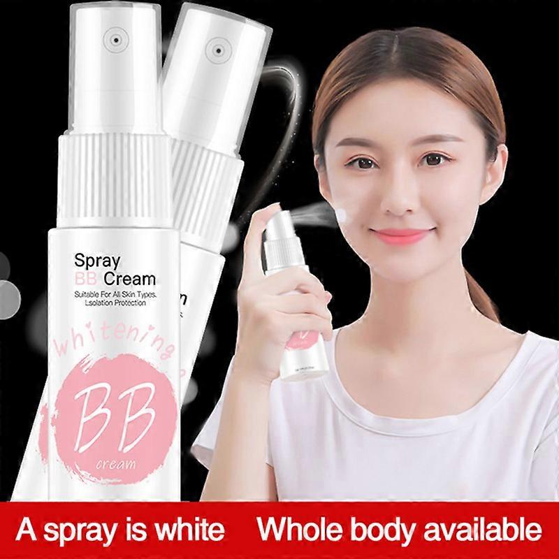 Spray BB Cream Concealer Brighten Whitening Moisturizing Base Face Foundation Makeup