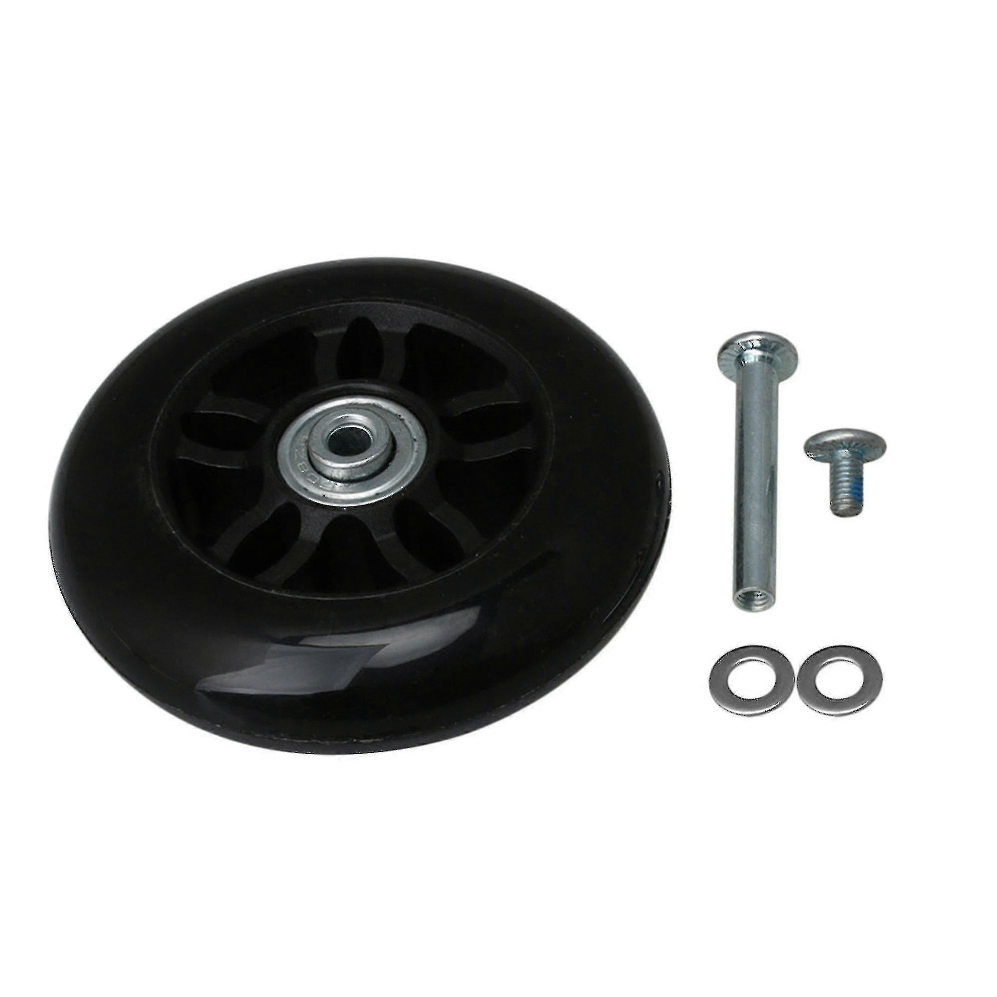 90mm حقيبة الأمتعة استبدال عجلات محاور ديلوكس إصلاح مع مسامير --