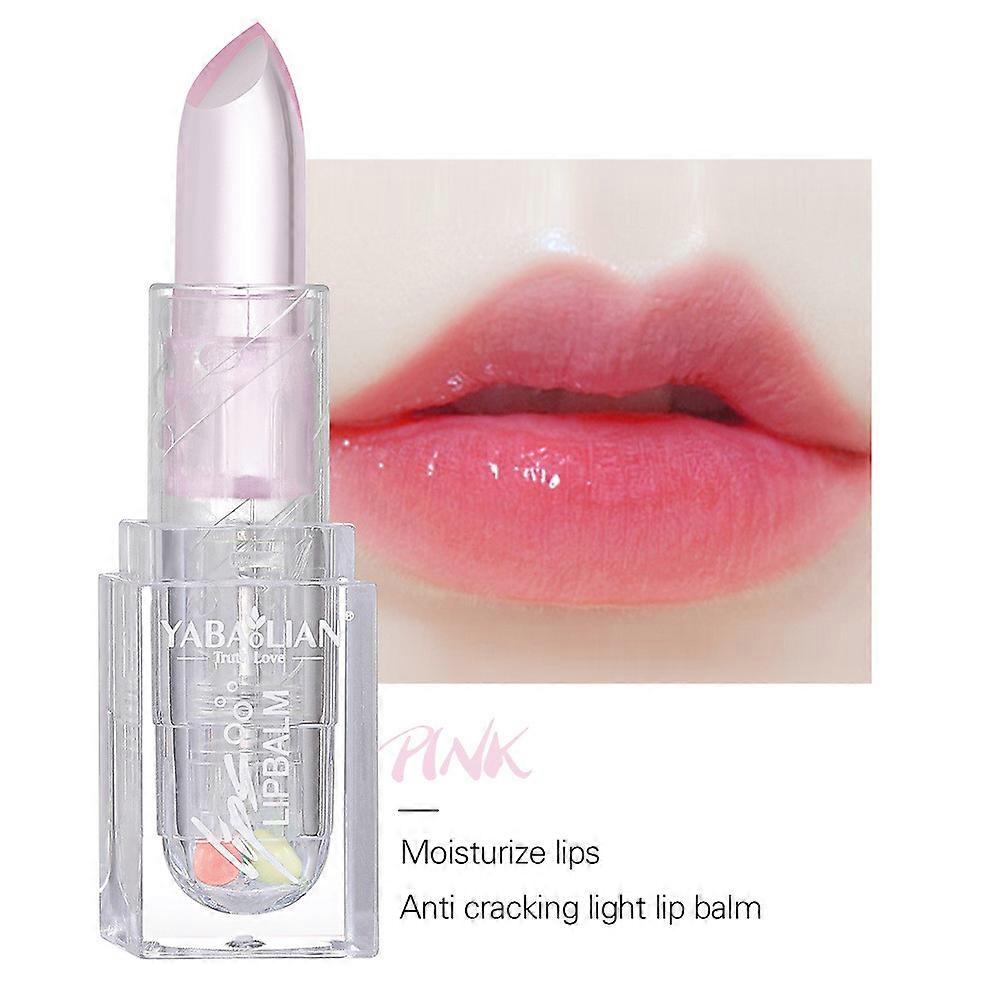 Jelly Lipstick Set Temperature Change Moisturizer Flower Lip Stick Long Lasting Nutritious Lip Balm Color Change Lip Gloss PH Color Change Changing Je